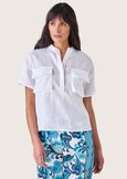Camicia Cleope 100% lino BIANCO Donna immagine n. 1