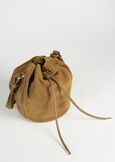 Secchiello Bizia 100% vera pelle BEIGE CAMEL Donna immagine n. 2