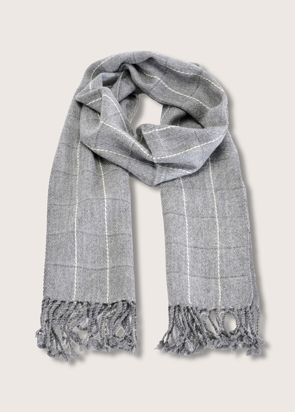 Sirusa 100% viscose scarf GRIGIO Woman null