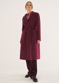 Clotilde belted wool-blend coat VERDE ALGAROSSO CHIANTI Woman image number 1