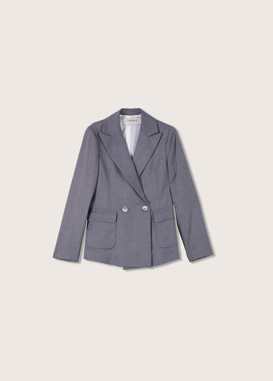 Giacca Gwyneta in poliviscosa BEIGE CAMMELLOGRIGIO MEDIUM GREY Donna , immagine n. 5