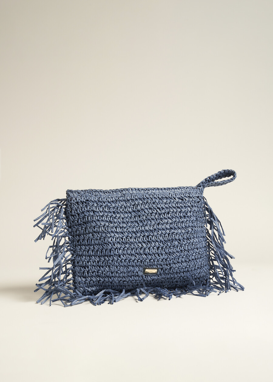 Pochette Biglia In Paglia ROSA QUARZOBLU OTTANIO Donna , immagine n. 2