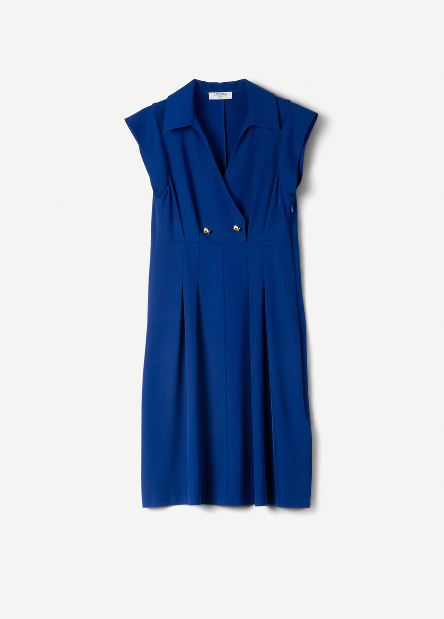 Abito Alan Midi Con Colletto NERO BLACKBLU ELETTRICO Donna , immagine n. 5