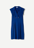 Abito Alan Midi Con Colletto NERO BLACKBLU ELETTRICO Donna immagine n. 5