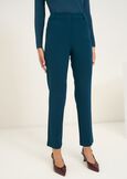 Pantalone Alice tessuto screppino ROSSO BORDEAUXVERDE GARDENMARRONE Donna immagine n. 3
