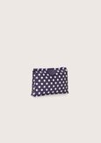Baik polka dot eco-leather beauty case BLUE OLTREMARE  Woman image number 1
