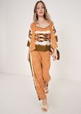 Kimono Chiasso Fantasia Etnica GIALLO GRANO Donna immagine n. 5