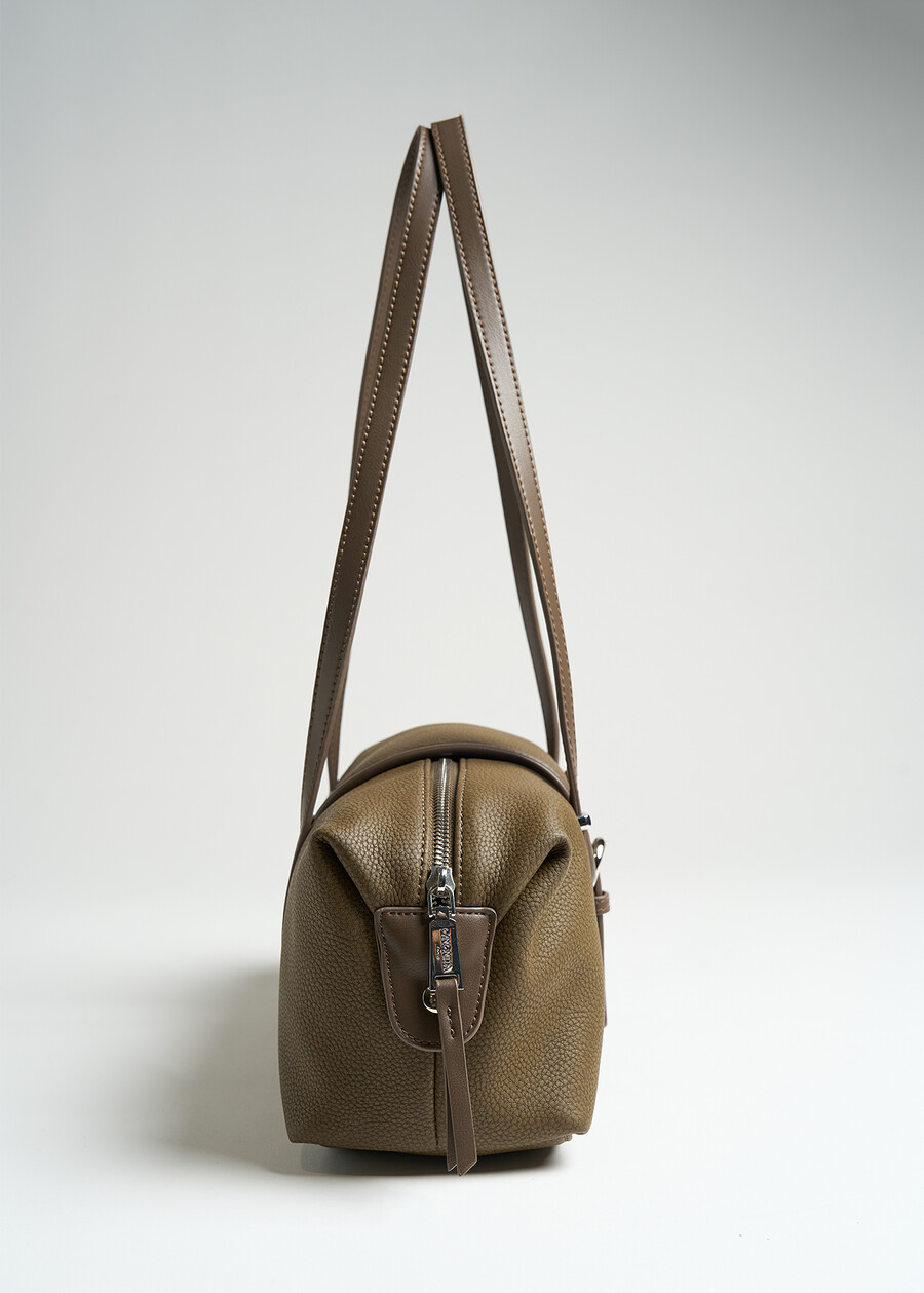 Bookie deer-effect bowling bag NEROMARRONE Woman , image number 2