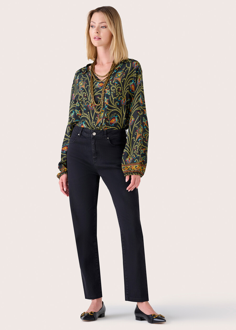 Pantalone Kate in denim di cotone DENIMNERO BLACK Donna , immagine n. 1
