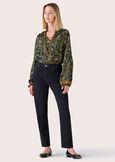 Pantalone Kate in denim di cotone DENIMNERO BLACK Donna immagine n. 1