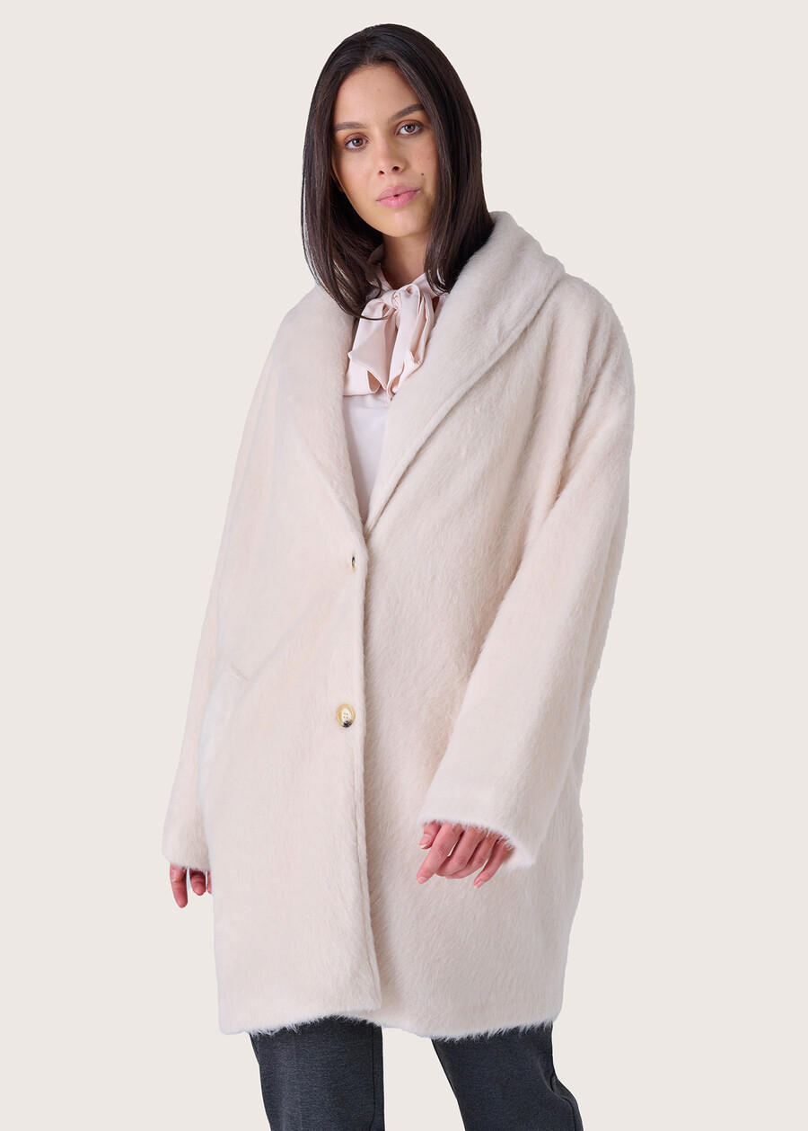 Cappotto Clark effetto pelo BEIGE LANA Donna , immagine n. 1