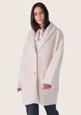 Cappotto Clark effetto pelo BEIGE LANA Donna immagine n. 1