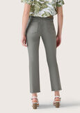 Jacqueline flared trousers ROSSO GERANIOVERDE ASPARAGO Woman image number 4