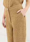 Pantaloni Park a vita alta BEIGE Donna immagine n. 4