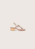 Sandalo Shaky 100% vera pelle GOLD Donna immagine n. 3