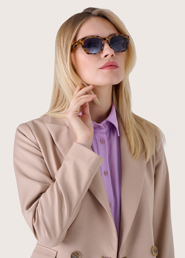 Occhiali da sole a forma tonda GOLDSILVER Donna null