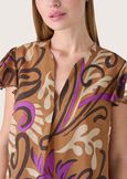 Stefy 100% cotton t-shirt MARRONE CACAO Woman image number 2