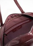 Bagary crinkled faux leather duffle bag NERO BLACKVIOLA VINACCIA Woman image number 3