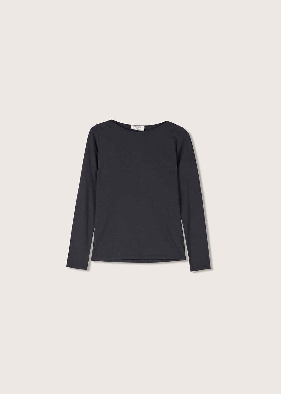 T-shirt Sabry in cotone NERO BLACKBIANCO WHITE Donna , immagine n. 4