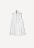Top Tiziano Con Scollo Americano BIANCO WHITE Donna immagine n. 5
