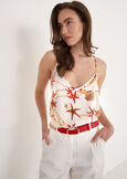 Top Tandra fantasia Stelle e conchiglie BIANCO WHITE Donna immagine n. 1