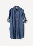 Clea long chambray shirt DENIM Woman image number 5