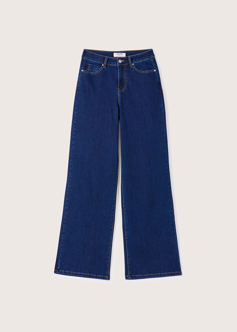 Pantalone Dennis in denim di cotone DENIM DARK DENIM Donna , immagine n. 5