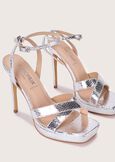 Sandalo Sirya effetto pitone GRIG SILVER  Donna immagine n. 2
