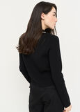 Cardigan Cody con scollo polo NERO BLACK Donna immagine n. 3