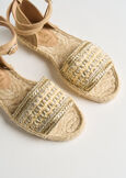 Espadrillas Silvy ricami oro GOLD Donna immagine n. 3
