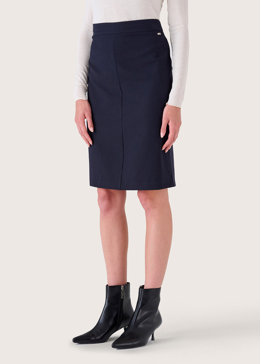 Gonna Gladys in tessuto tecnico NERO BLACKBEIGE GESSOBLU Donna , immagine n. 3
