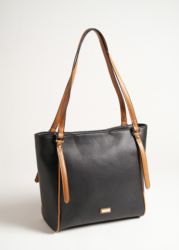 Shopping Bely-A in ecopelle cervo NERO BLACK Donna null
