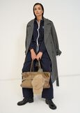 Charlot herringbone trench coat GRIGIO GREY Woman image number 6