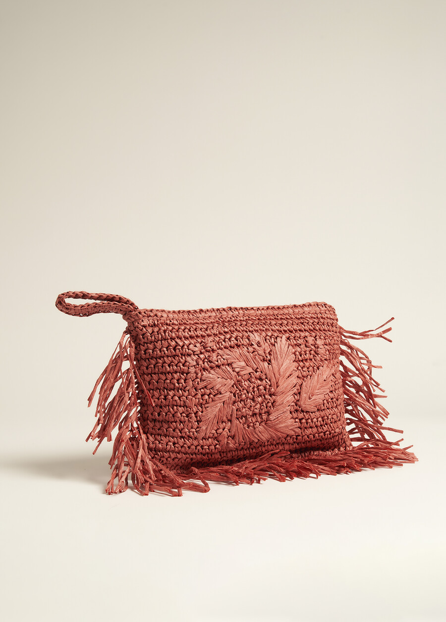 Pochette Biglia In Paglia ROSA QUARZOBLU OTTANIO Donna , immagine n. 2