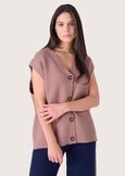 Costantin vest model cardigan MARRONE CARAMELLO Woman image number 1