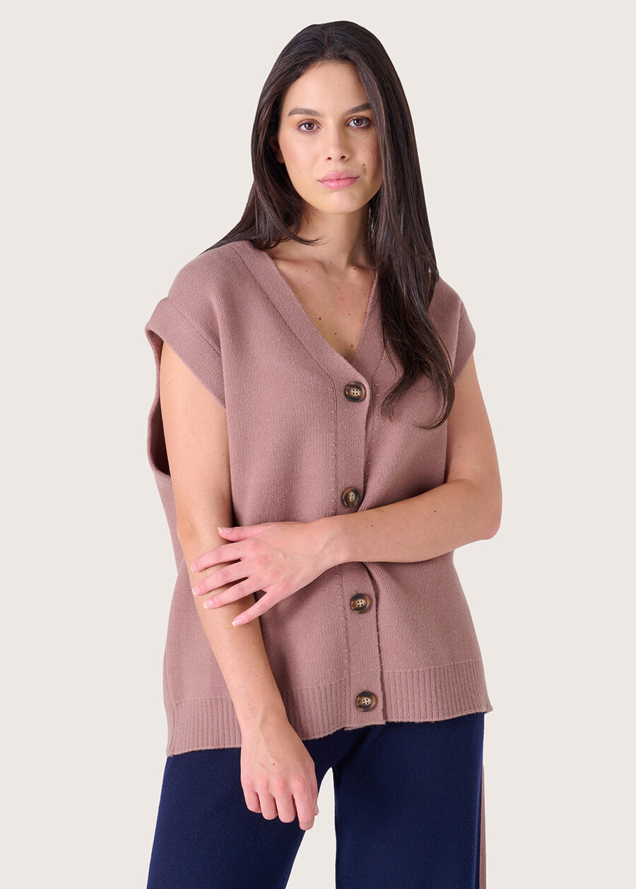 Costantin vest model cardigan MARRONE CARAMELLO Woman , image number 1