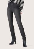 Kelly denim trousers GRIGIO DARKGREYDENI DENIM Woman image number 2