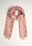 Sakura floral devor&eacute; scarf ROSAROSA Woman image number 2