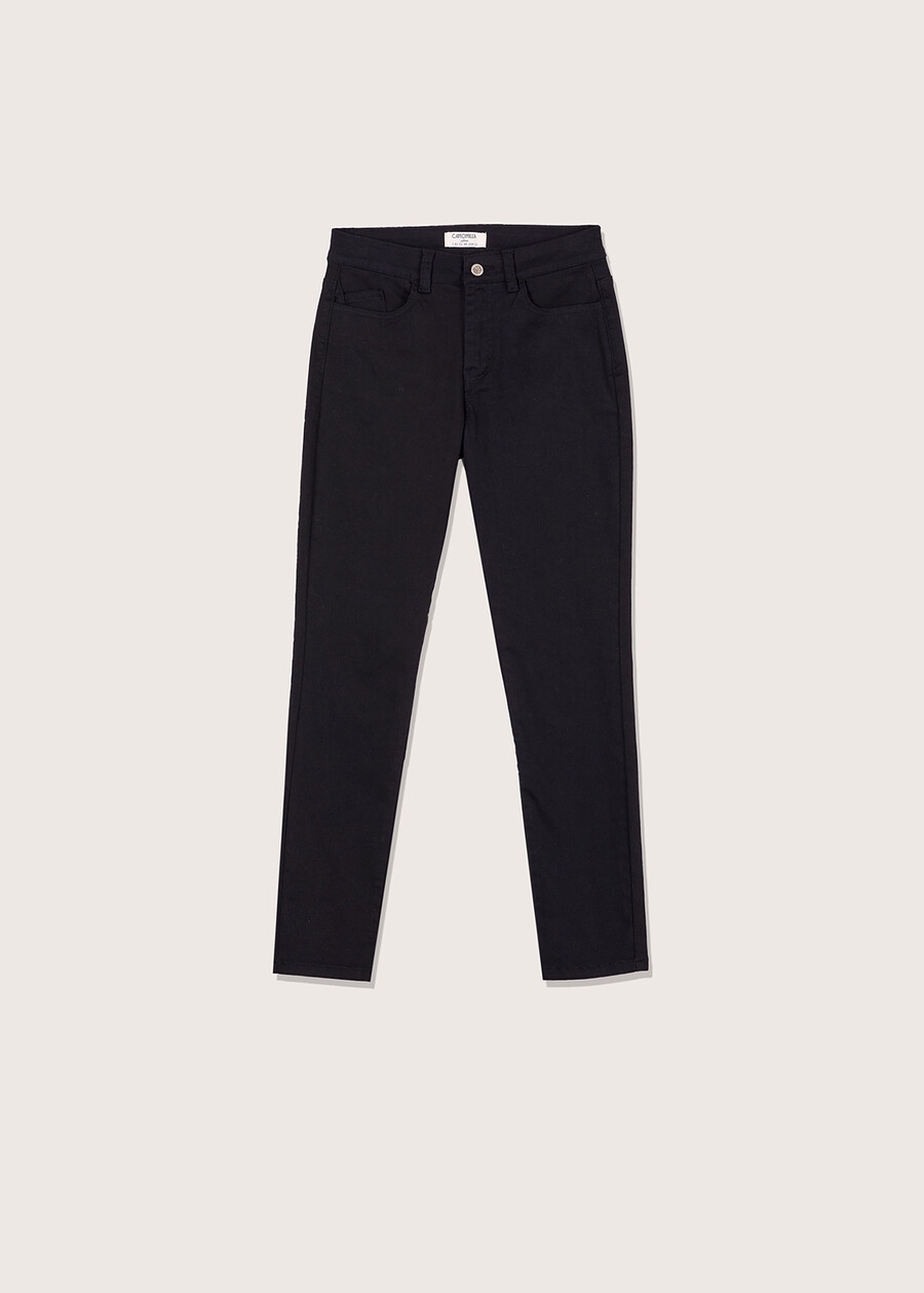 Kate cotton trousers NEROMARRONE TABACCO Woman , image number 5