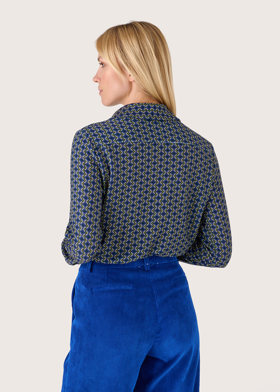 Alessia knitted shirt BLU COBALTO Woman , image number 3