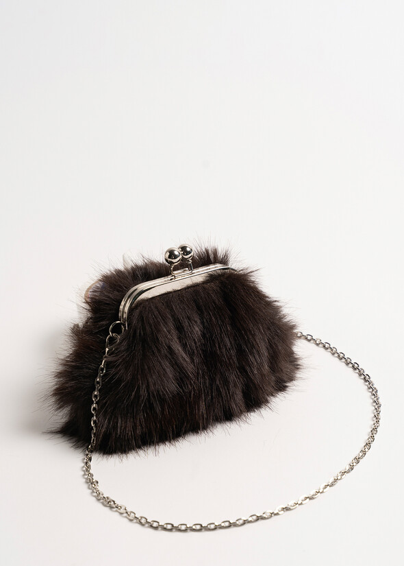 Pochette Beyla in ecopelo MARRONE CAFFE Donna null