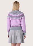 Maglioncino Mare fantasia norvegese GRIGIO LIGHT GREY Donna immagine n. 3