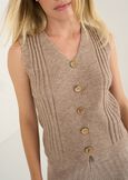Top Taky a coste con bottoni MARRONE Donna immagine n. 2
