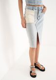 Gorgi cotton denim skirt DENIM LIGHT DENIM Woman image number 2