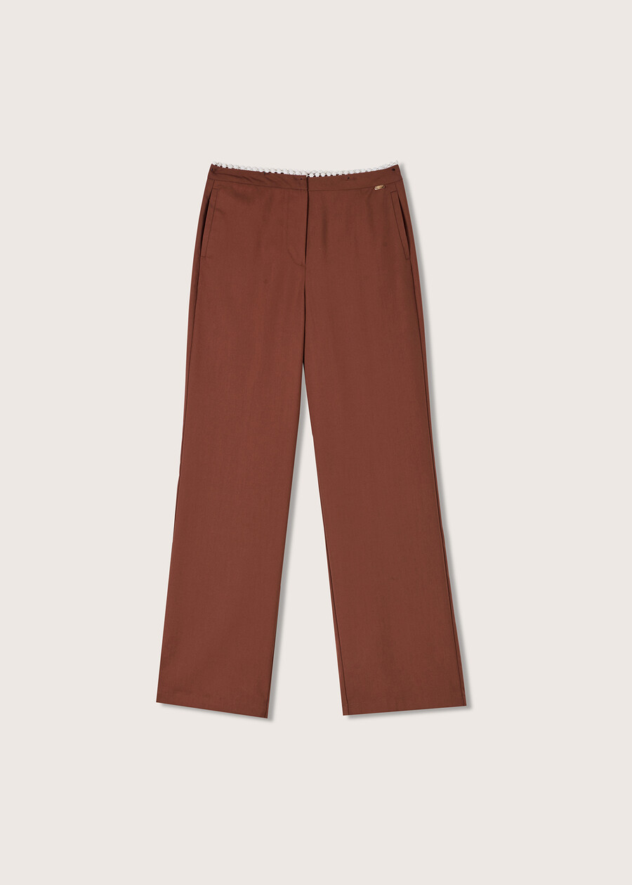 Pantalone a zampa Peanut MARRONE CARAMELLO Donna , immagine n. 5