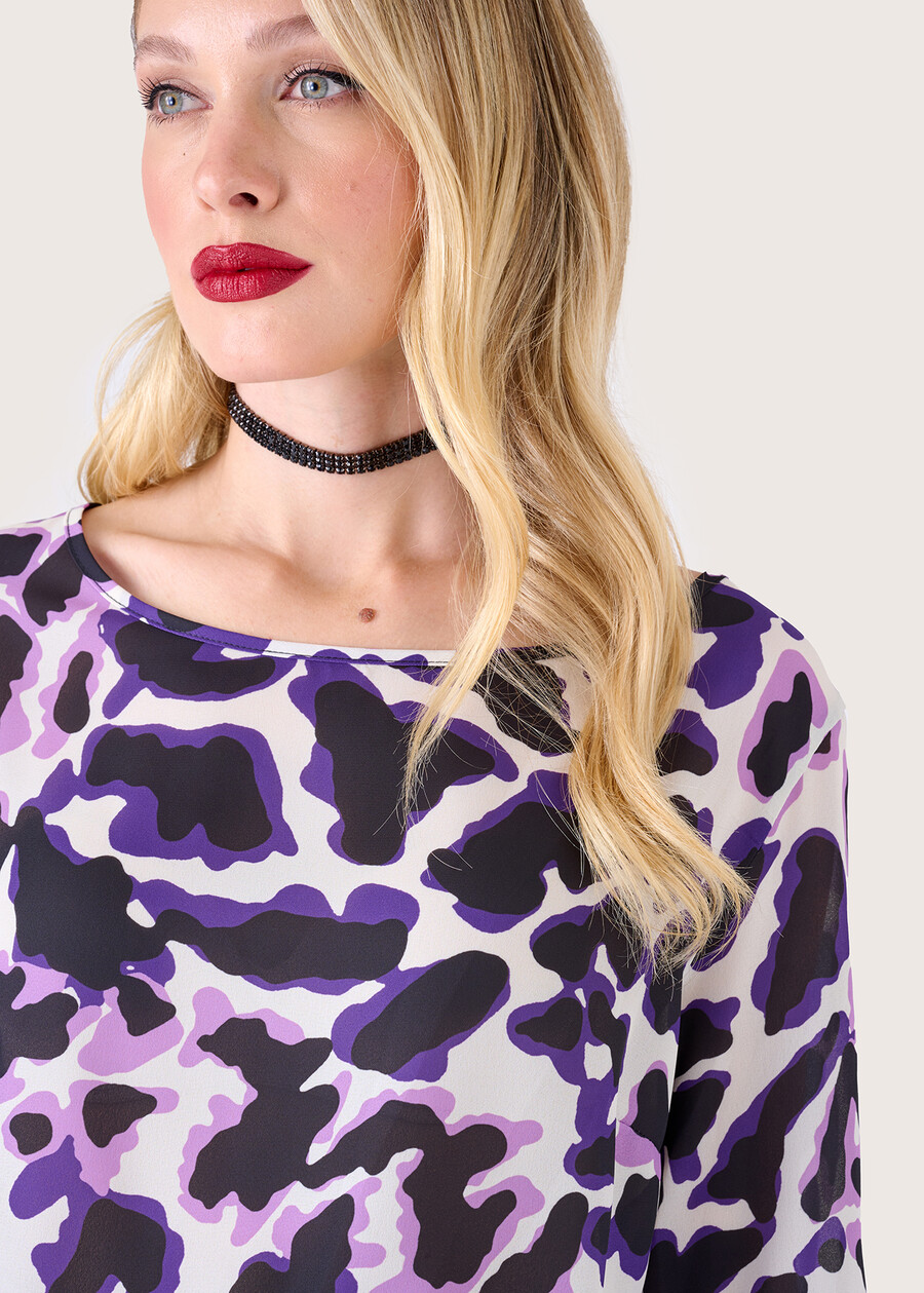 Candy crepe blouse VIOLA UVA Woman , image number 2