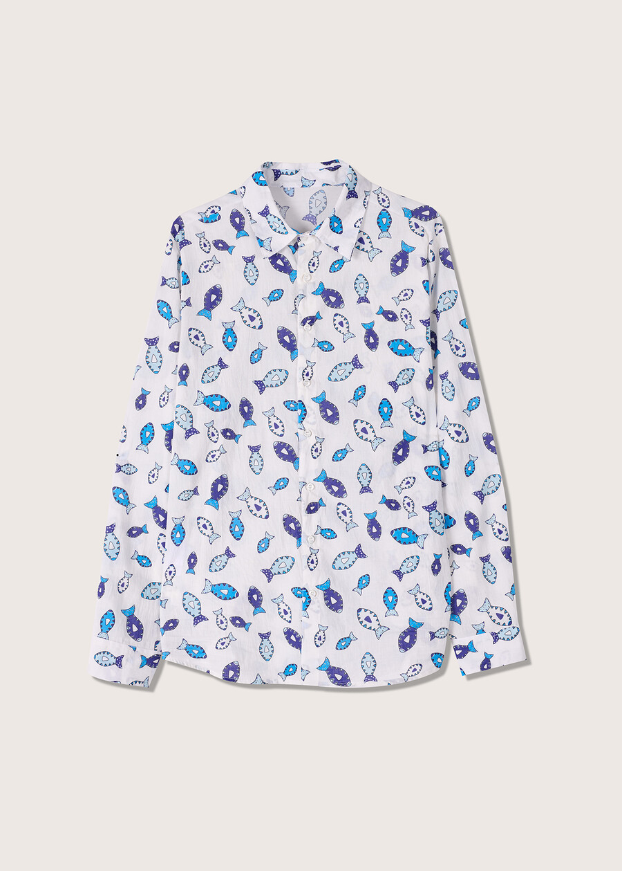 Camicia Cledi 100% cotone BIANCO Donna , immagine n. 5
