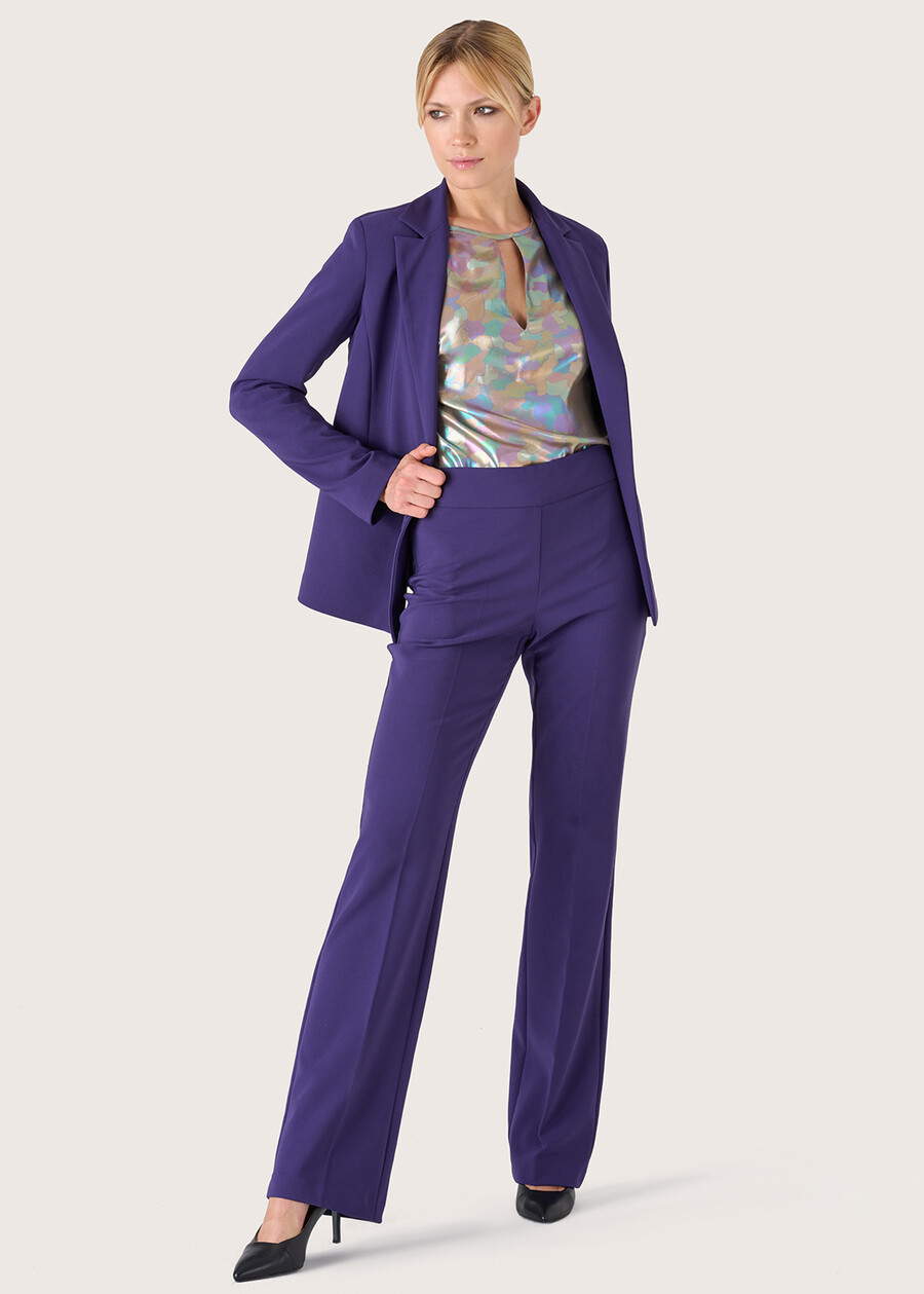 Victoria flared trousers VIOLA ORCHIDEA Woman , image number 1