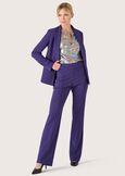 Victoria flared trousers VIOLA ORCHIDEA Woman image number 1