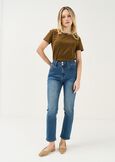 Kate skinny double waistband jeans DENIM MEDIUM DENIM Woman image number 1